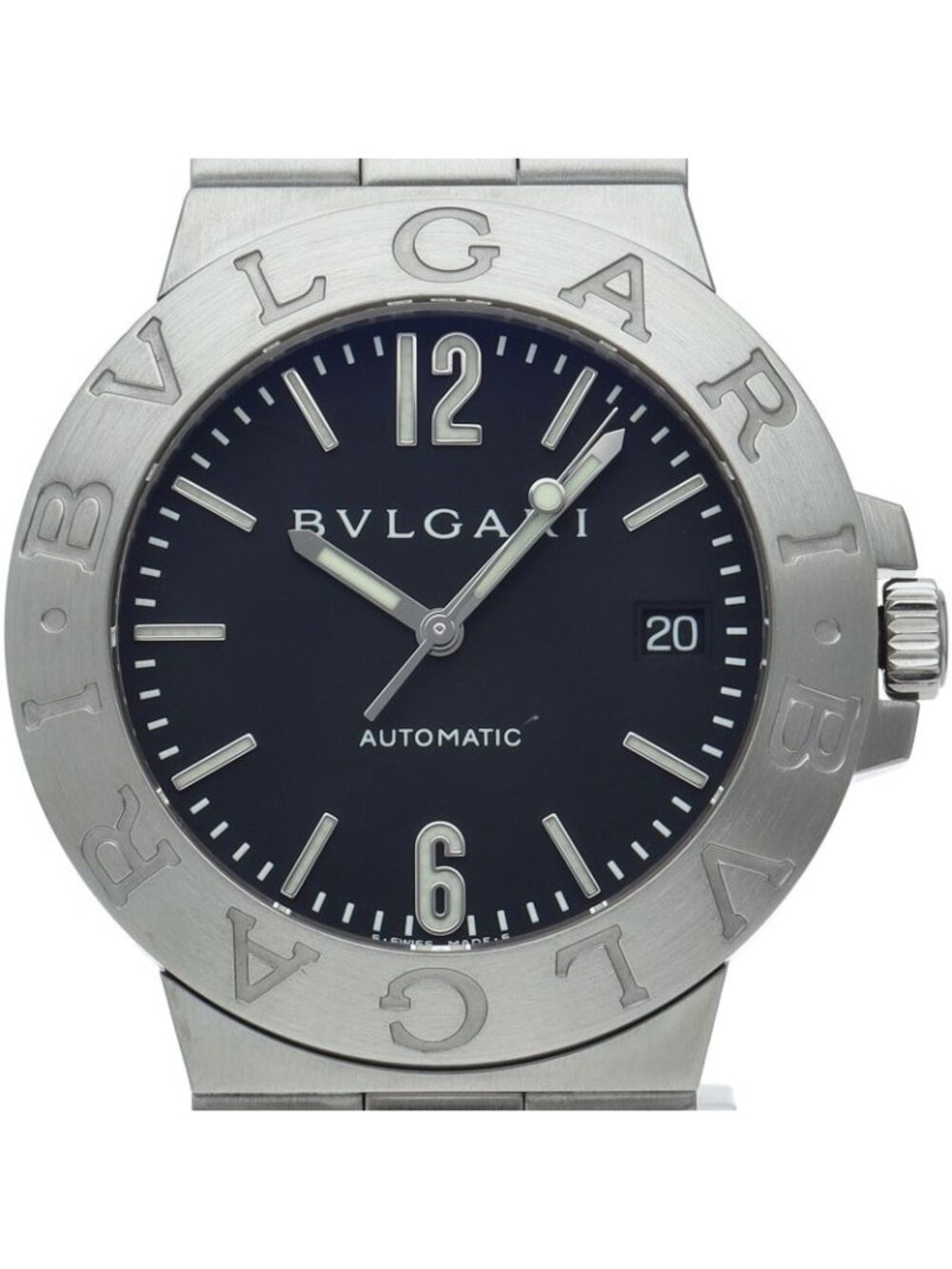 Bvlgari Bulgari Diagono Sports Watch 38 Auto SS Black